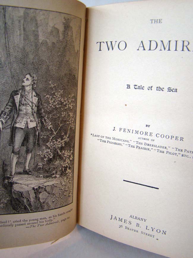 'Sea Tales,' four volumes, by James Fennimore Cooper, 19th century — image 2